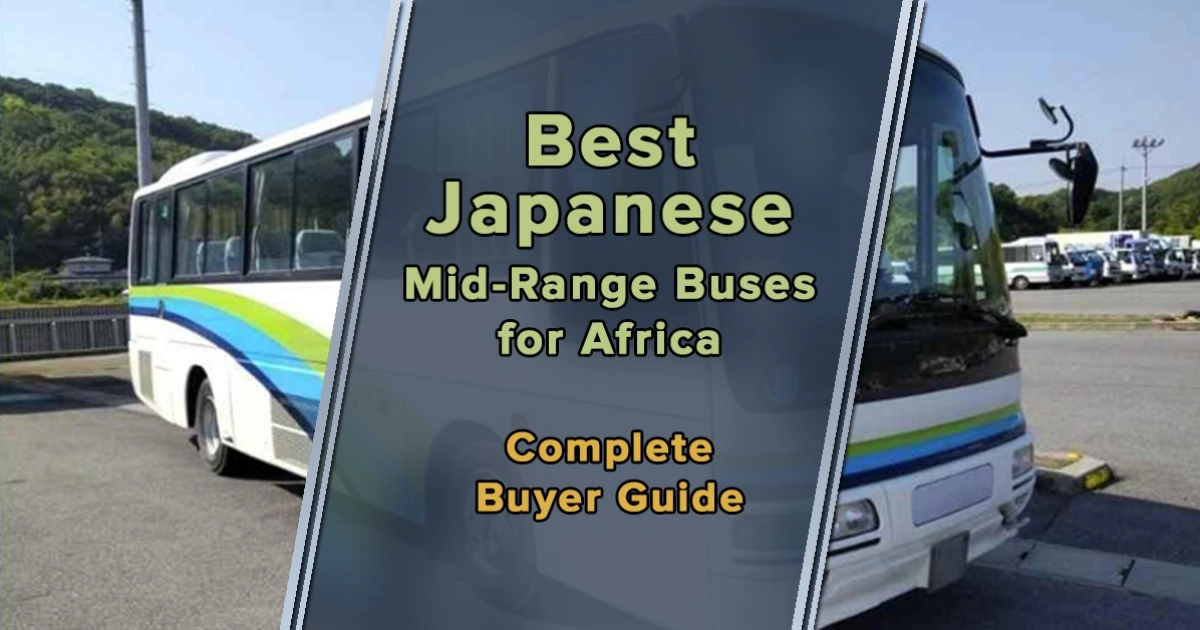 Japanese mid-range buses for Africa - Fuso Aero Midi, Hino Melpha and Isuzu Gala Mio
