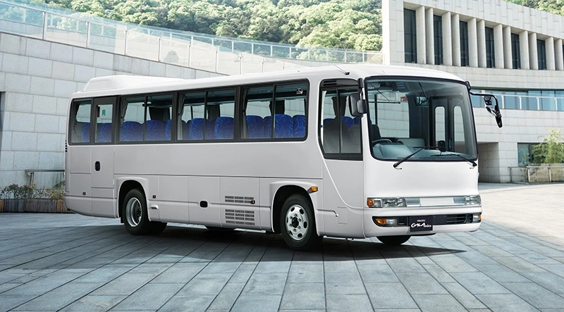 Isuzu Gala Mio mid-range intercity coach - step-entrance design, suitable for Africa